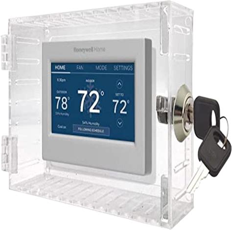 thermostat lock box with combination